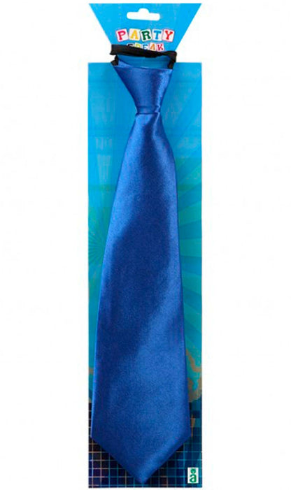 Corbata de Raso Azul