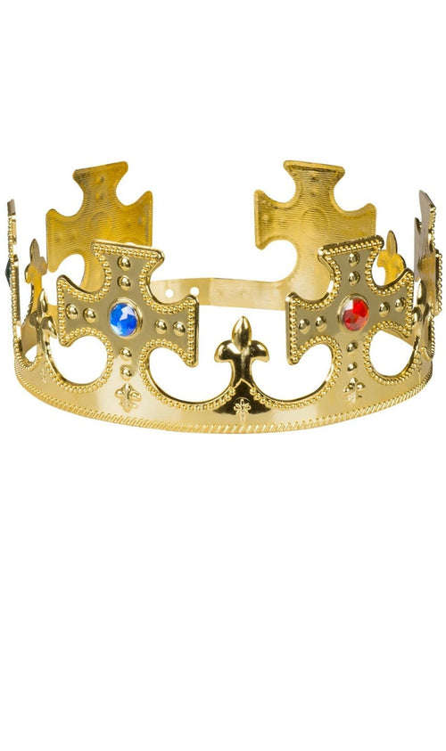 Corona de Rey Mago o Medieval Dorada