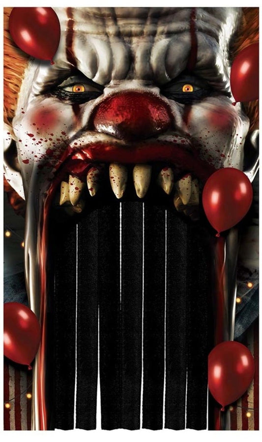 Cortina de Payaso del Terror