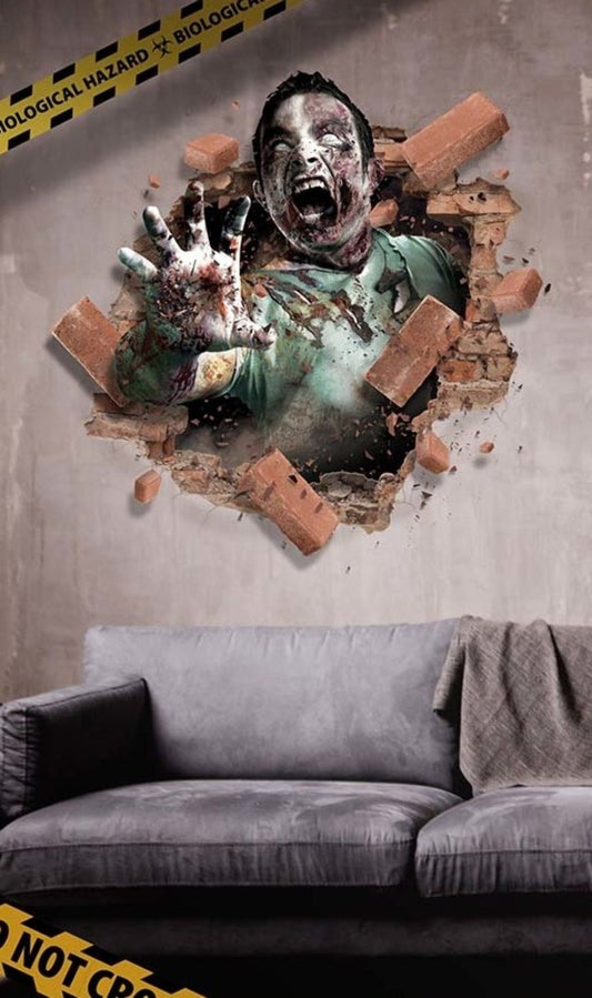 Decoración Adhesiva para Pared de Zombie