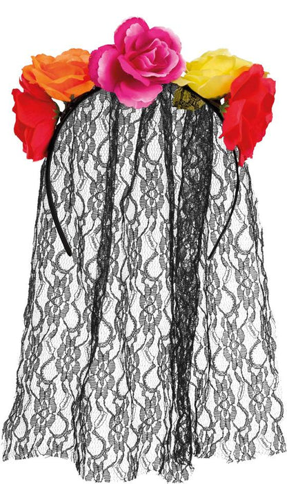 Diadema Catrina Velo