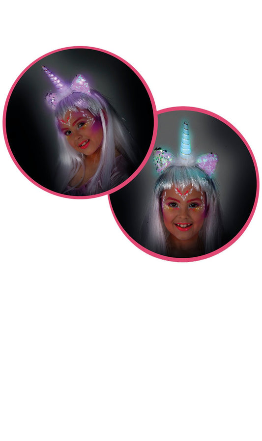 Diadema de Unicornio con Luz