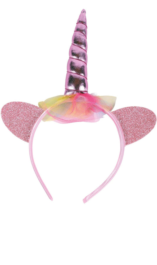Diadema de Unicornio Rosa infantil