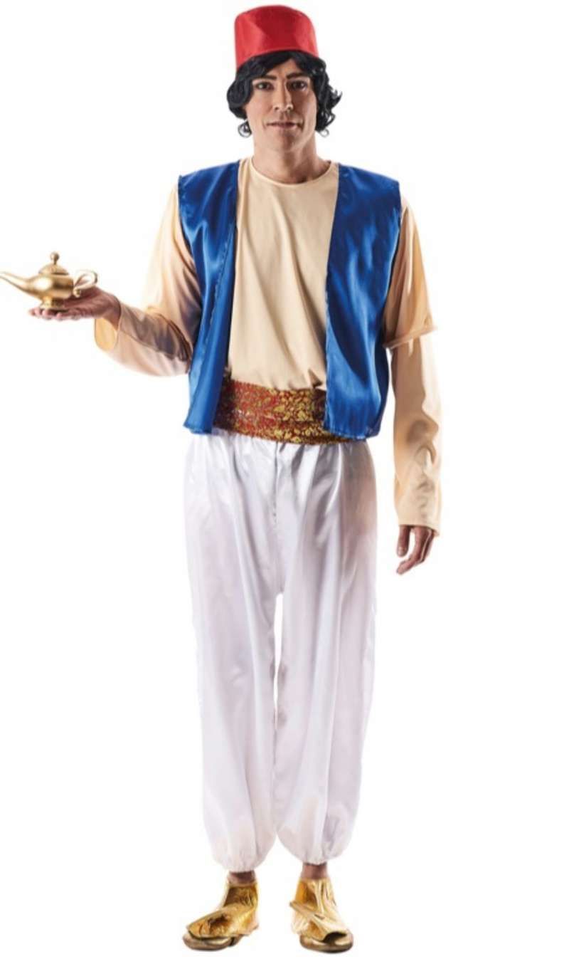 Disfraces en grupo de Aladino y Jasmín