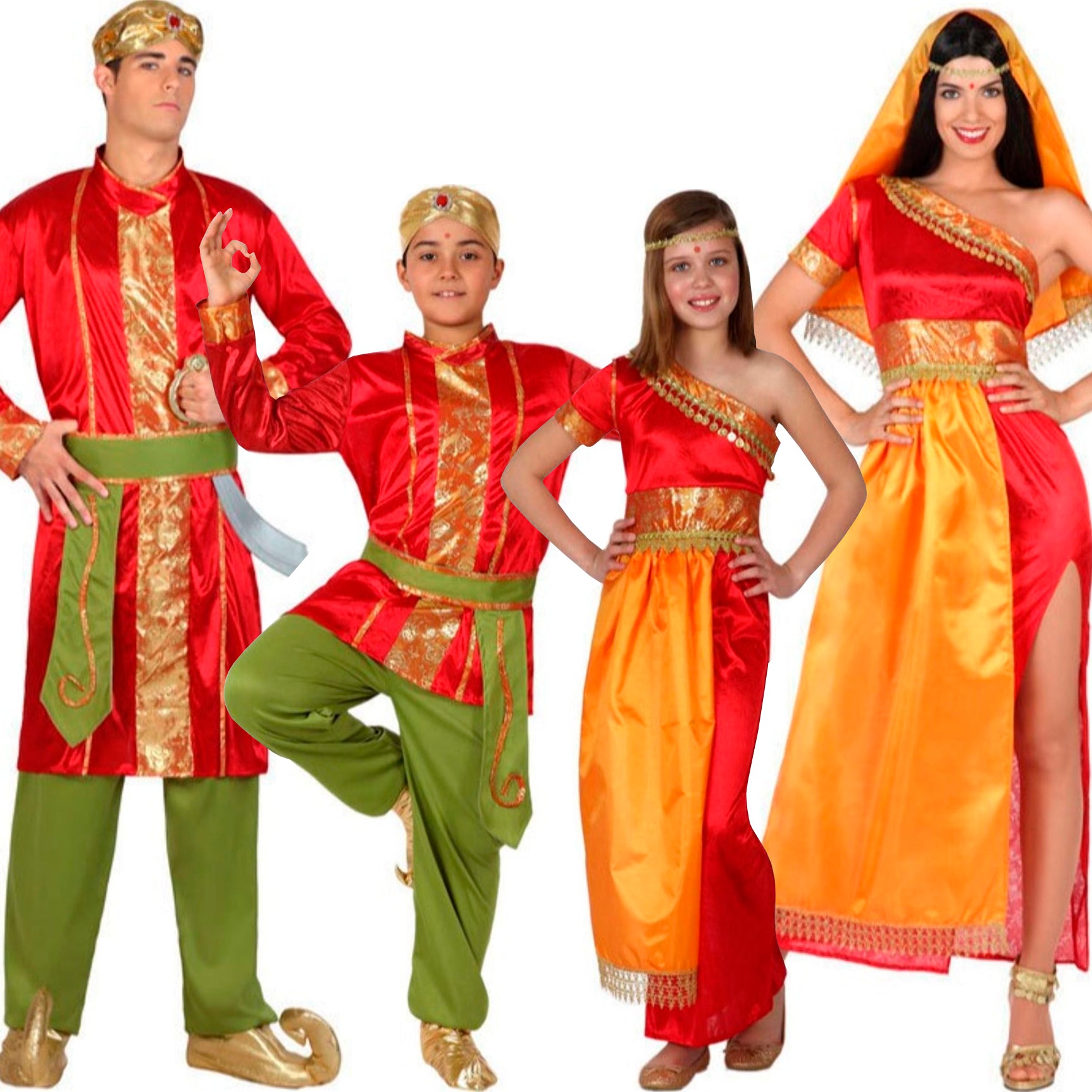 Disfraces en grupo de Bollywood