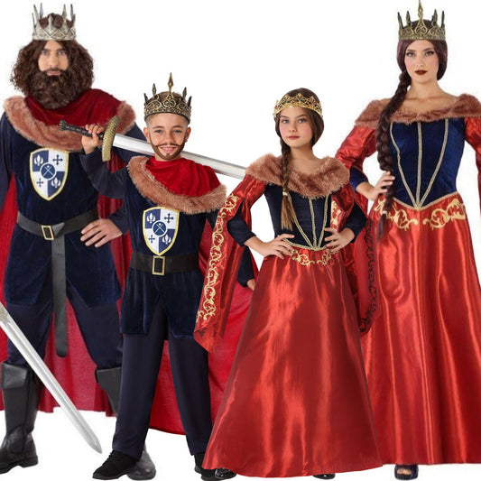 Disfraces en grupo Reyes Medievales