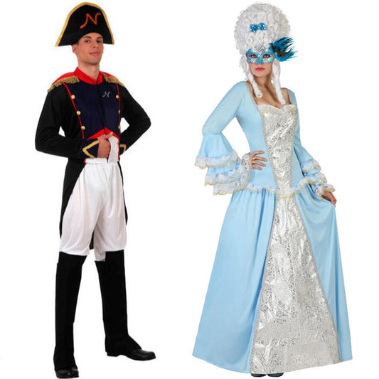 Disfraces en pareja de Napoleón y Maria Antonieta