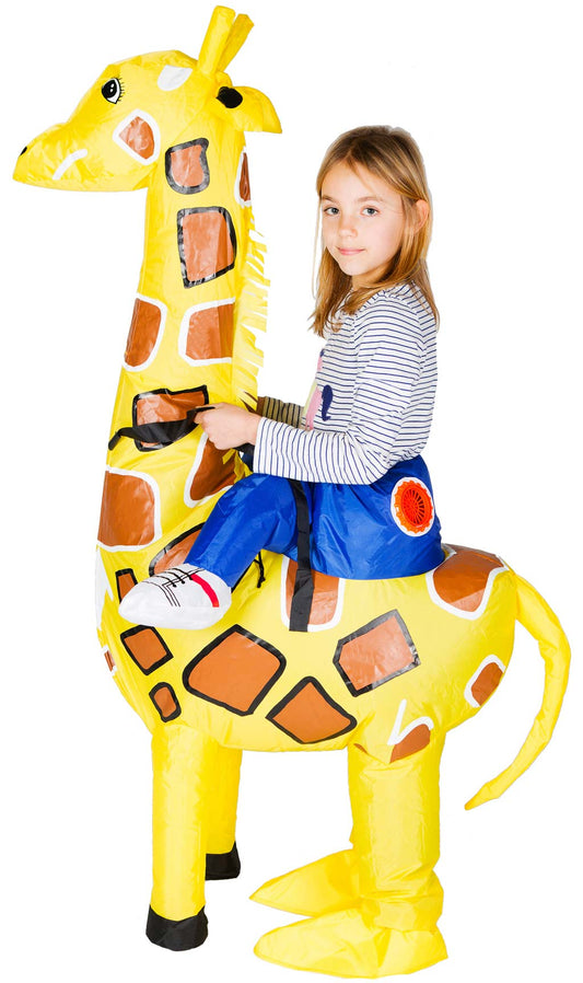 Disfraz a Hombros de Jirafa Hinchable infantil I Don Disfraz