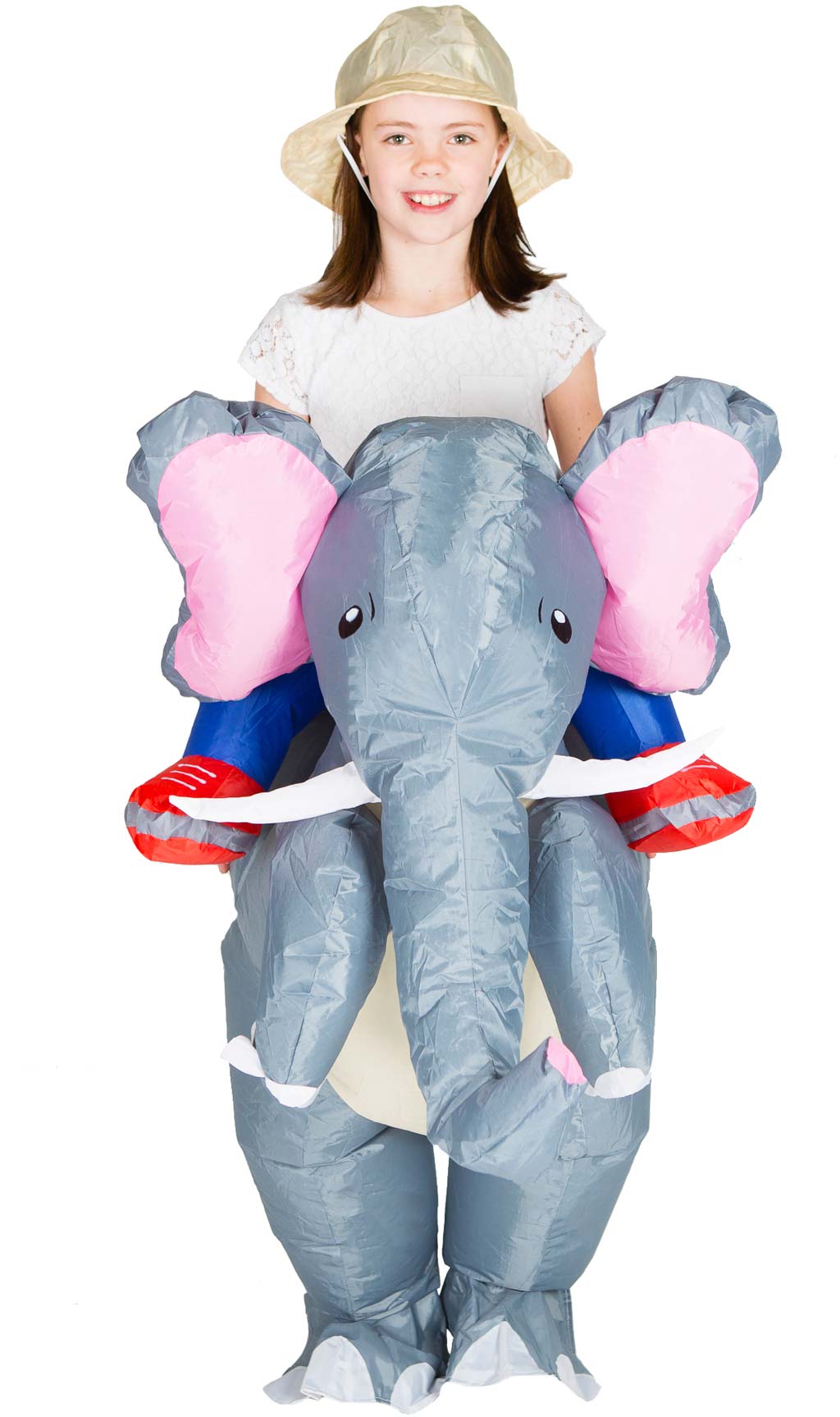 Disfraz a Hombros Elefante Gris Hinchable infantil I Don Disfraz