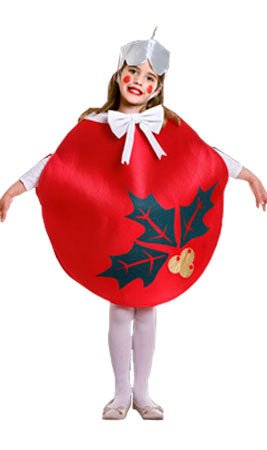 Disfraz de Bola Navidad Roja infantil I Don Disfraz