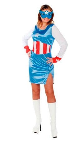 Disfraz de Capitana USA Eco mujer I Don Disfraz