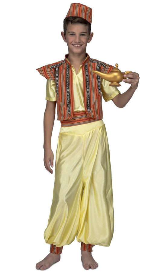 Disfraz de Aladdin Amarillo para niño I Don Disfraz