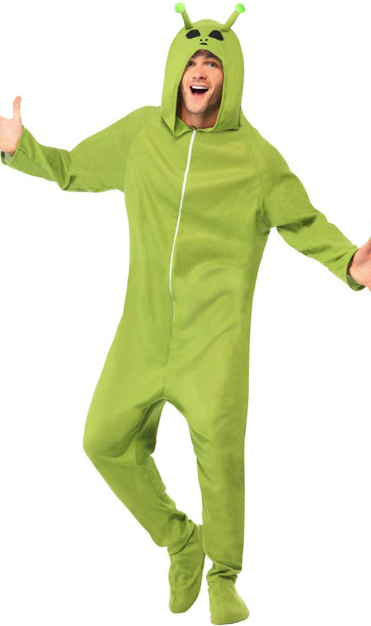 Disfraz de Alien Verde para adulto I Don Disfraz