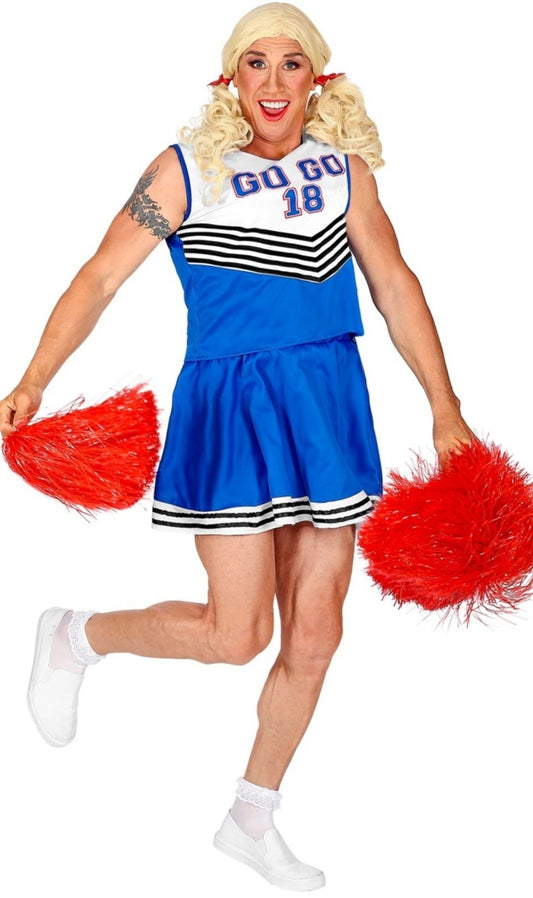 Disfraz de Animadora Cheerleader para hombre I Don Disfraz