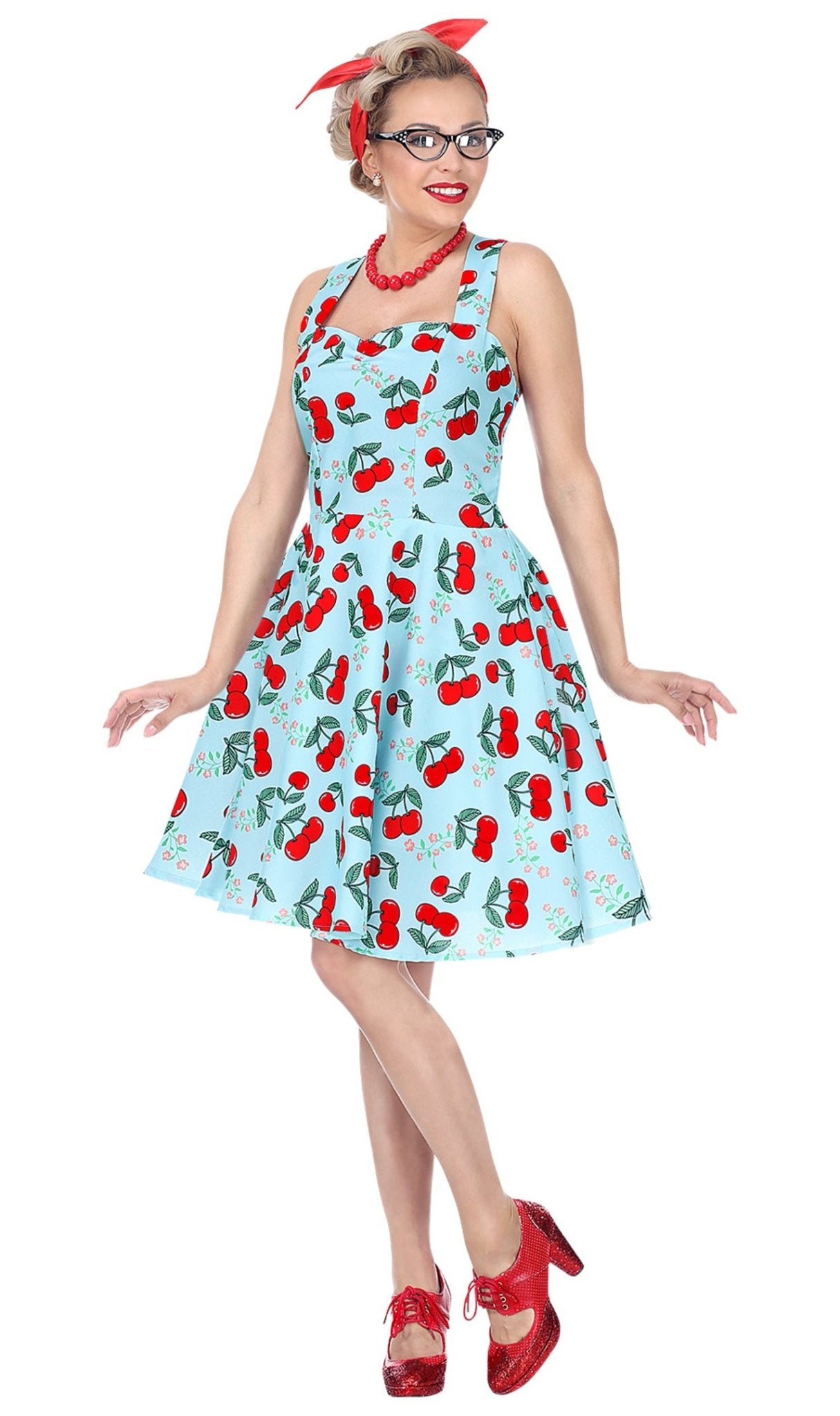 Disfraz de Vestido Rockabilly Años 50 para mujer