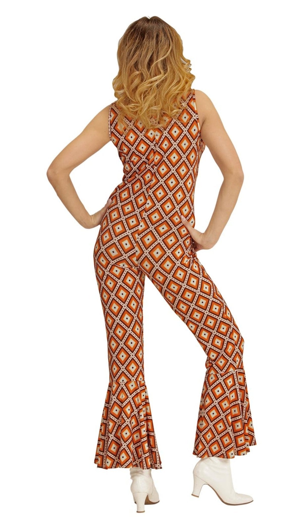 Disfraz de Años 70 Naranja para mujer I Don Disfraz