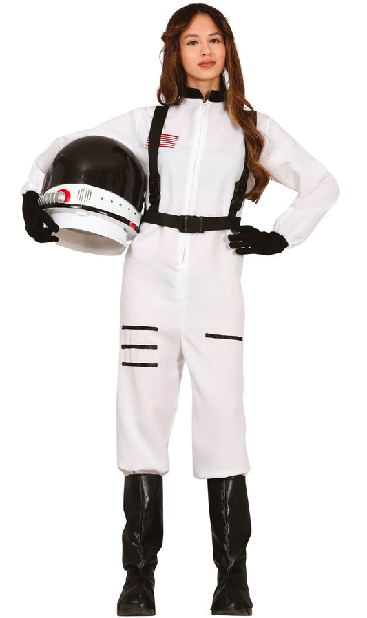 Disfraz de Astronauta Blanco para adolescente I Don Disfraz