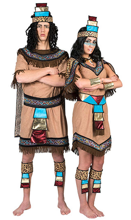 Disfraz de Azteca Flecos para mujer I Don Disfraz