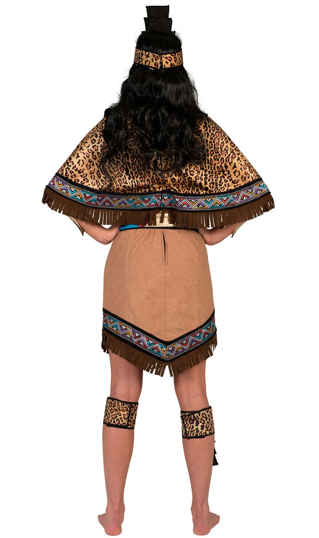 Disfraz de Azteca Flecos para mujer I Don Disfraz