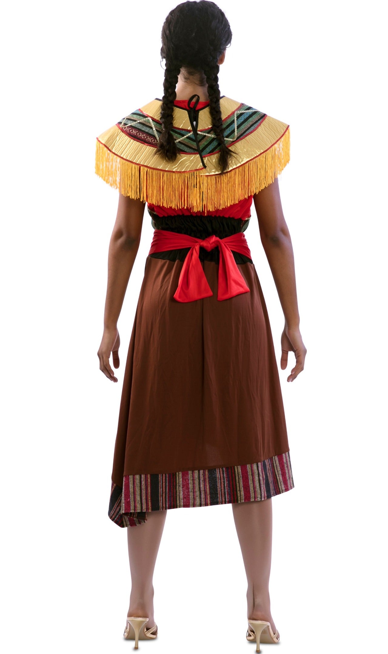 Disfraz de Azteca Marrón para mujer I Don Disfraz