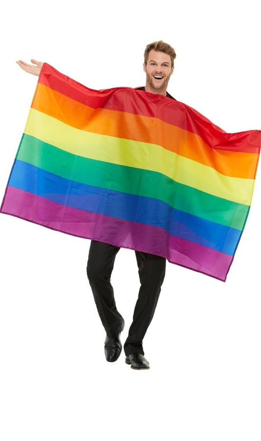 Disfraz de Bandera Multicolor para adulto I Don Disfraz