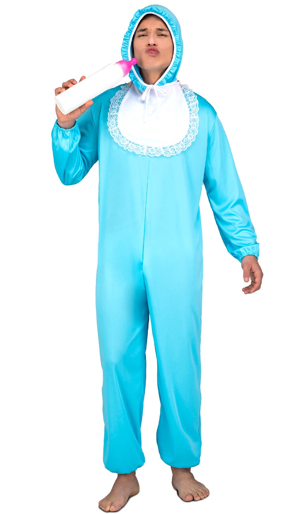 Disfraz de Bebé Azul para adulto I Don Disfraz