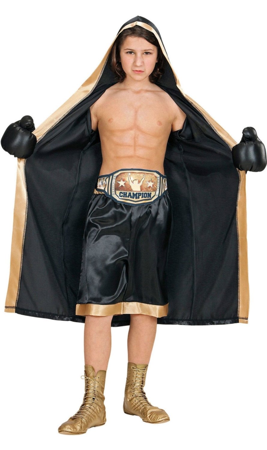 Disfraz Boxeador Negro con Guantes adultos > Disfraces para Hombres >  Disfraces Deportes para Hombres > Disfraces para Adultos