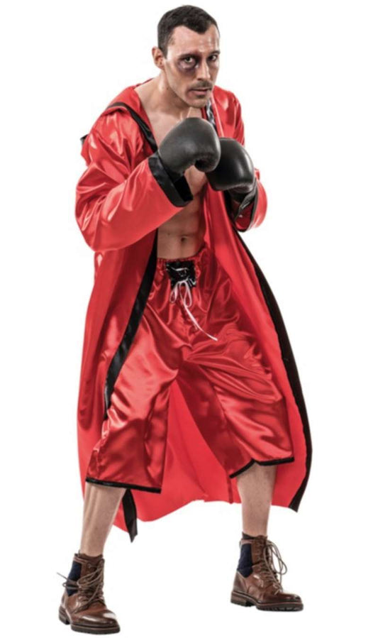 Disfraz de Boxeador Rojo adulto I Don Disfraz
