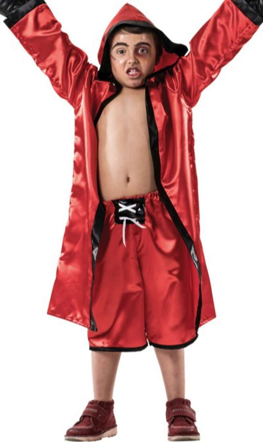 Comprar Disfraz de Boxeador Rojo - Disfraces de Deporte para Niño