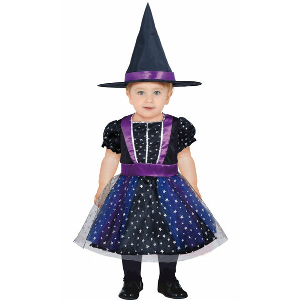 Disfraz de bruja vestido + sombrero - negro/verde - - 26.00