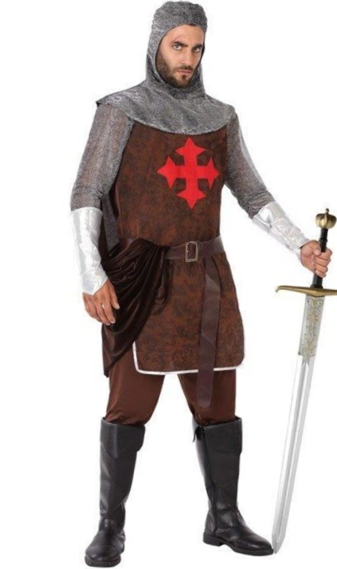 Disfraz de Caballero Medieval Cruz para hombre I Don Disfraz