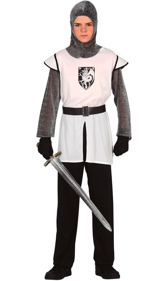 Disfraz de Caballero Medieval Dragón adolescente I Don Disfraz