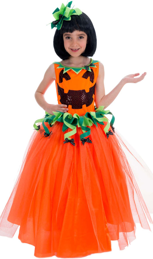 Disfraz de Calabaza Tul para niña I Don Disfraz