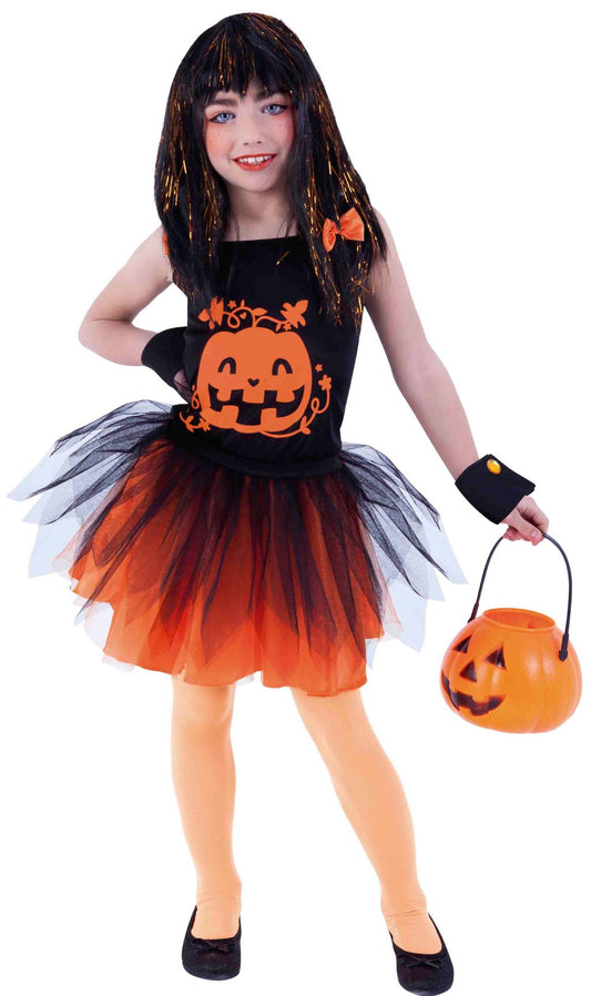 Disfraz de Calabaza Tutú para niña I Don Disfraz