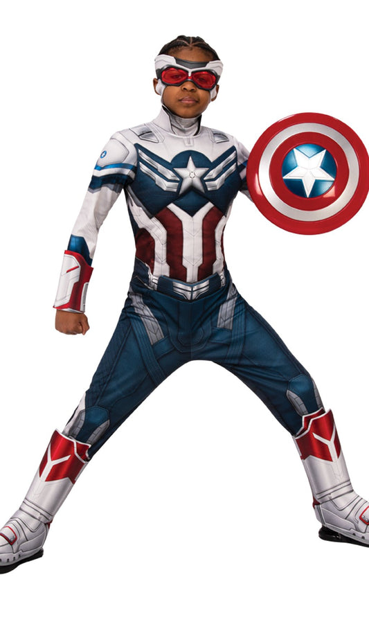 Disfraz de Capitán América™ Faw infantil I Don Disfraz