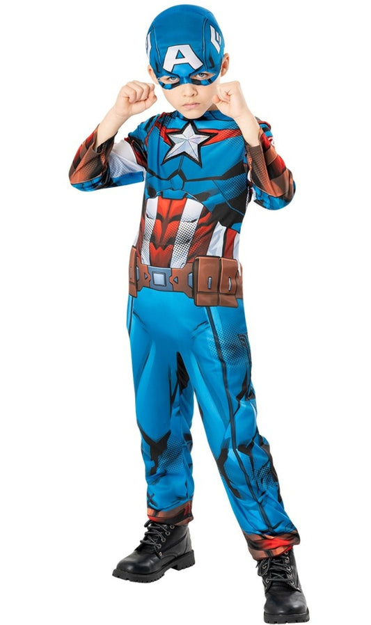 Disfraz de Capitán América™ Green Col infantil I Don Disfraz
