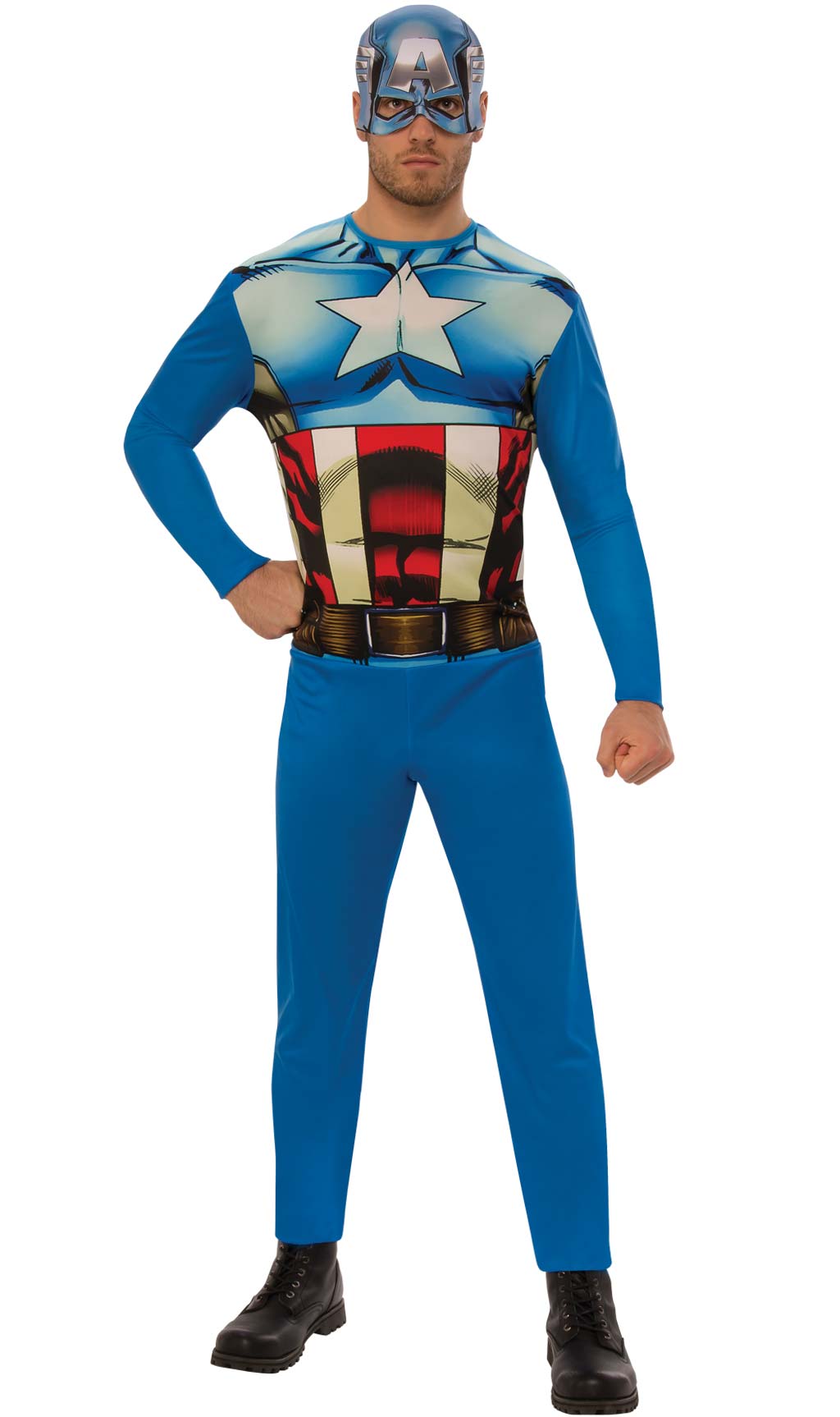 Disfraz de Capitán América™ Basic para adulto I Don Disfraz