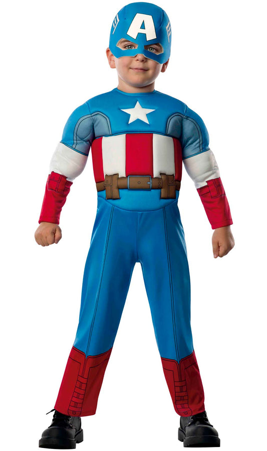 Disfraz de Capitán América™ Preschool para beb?- I Don Disfraz