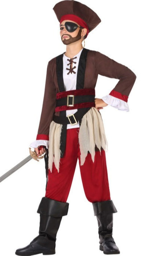 Disfraz de Capitán Pirata Davis para niño I Don Disfraz