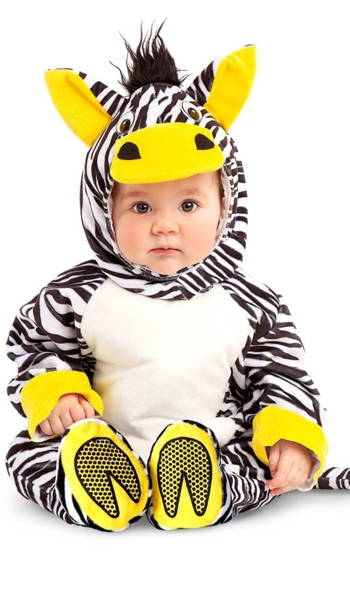 Disfraz de Cebra Bicolor para bebé I Don Disfraz