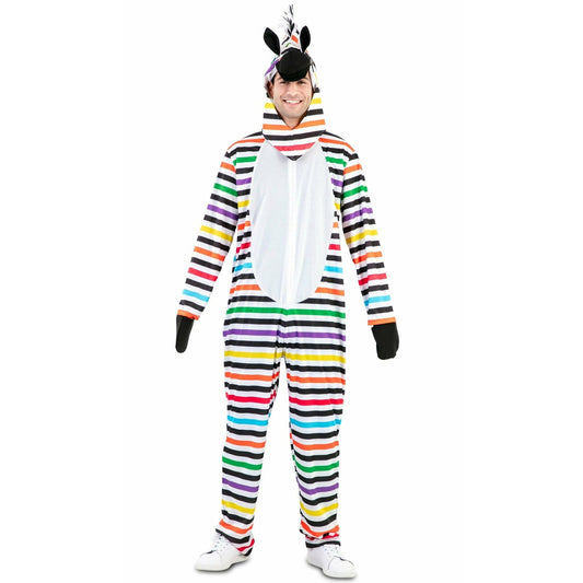 Disfraz de Cebra Multicolor para adulto | Don Disfraz