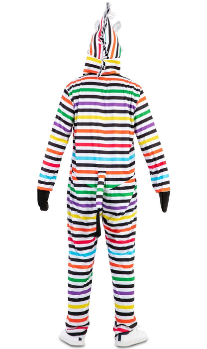 Disfraz de Cebra Multicolor para adulto I Don Disfraz
