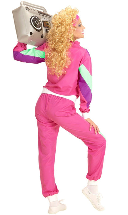 Disfraz de Chándal de Años 80 Fucsia para adulto I Don Disfraz