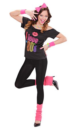 Disfraz de Chica Años 80 para mujer I Don Disfraz