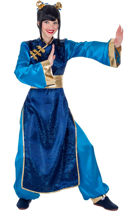Disfraz de China Azul para mujer I Don Disfraz