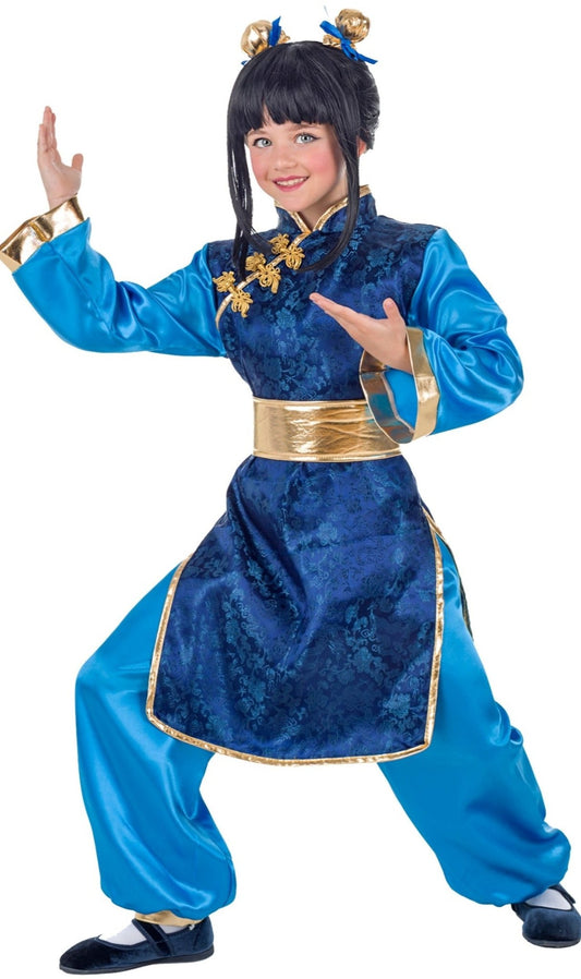 Disfraz de China Azul para niña I Don Disfraz