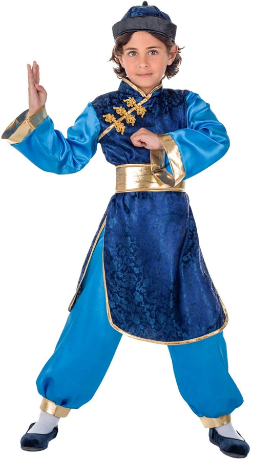 Disfraz de Chino Azul para niño I Don Disfraz