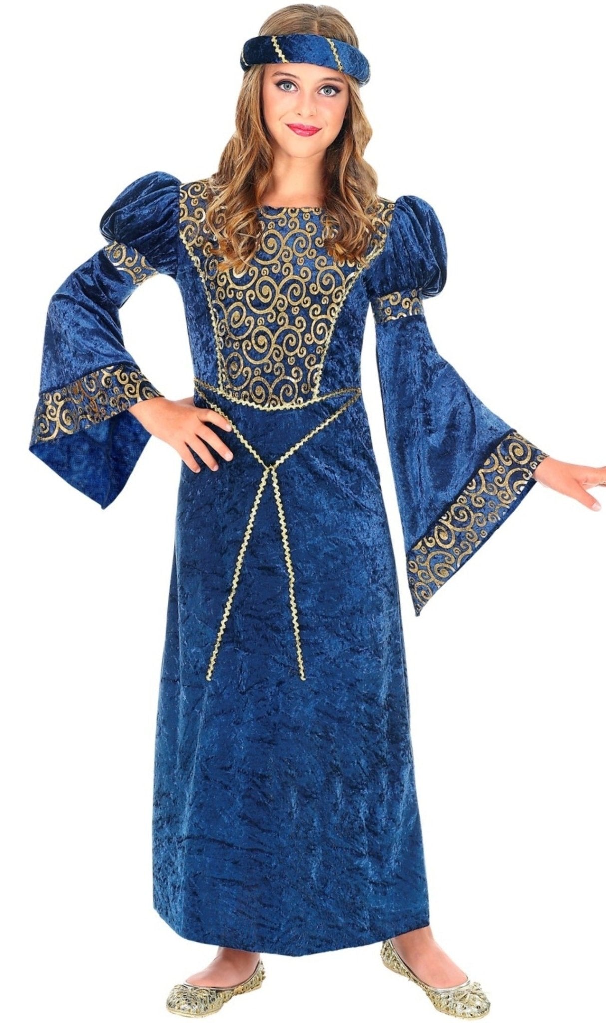 Disfraz de Dama Medieval Davinia para niña I Don Disfraz