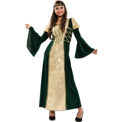 Disfraz de Dama Medieval Esmeralda para mujer | Don Disfraz