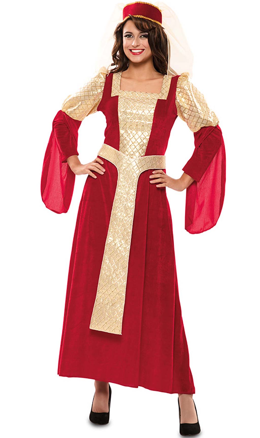 Disfraz de Dama Medieval Luján para mujer I Don Disfraz